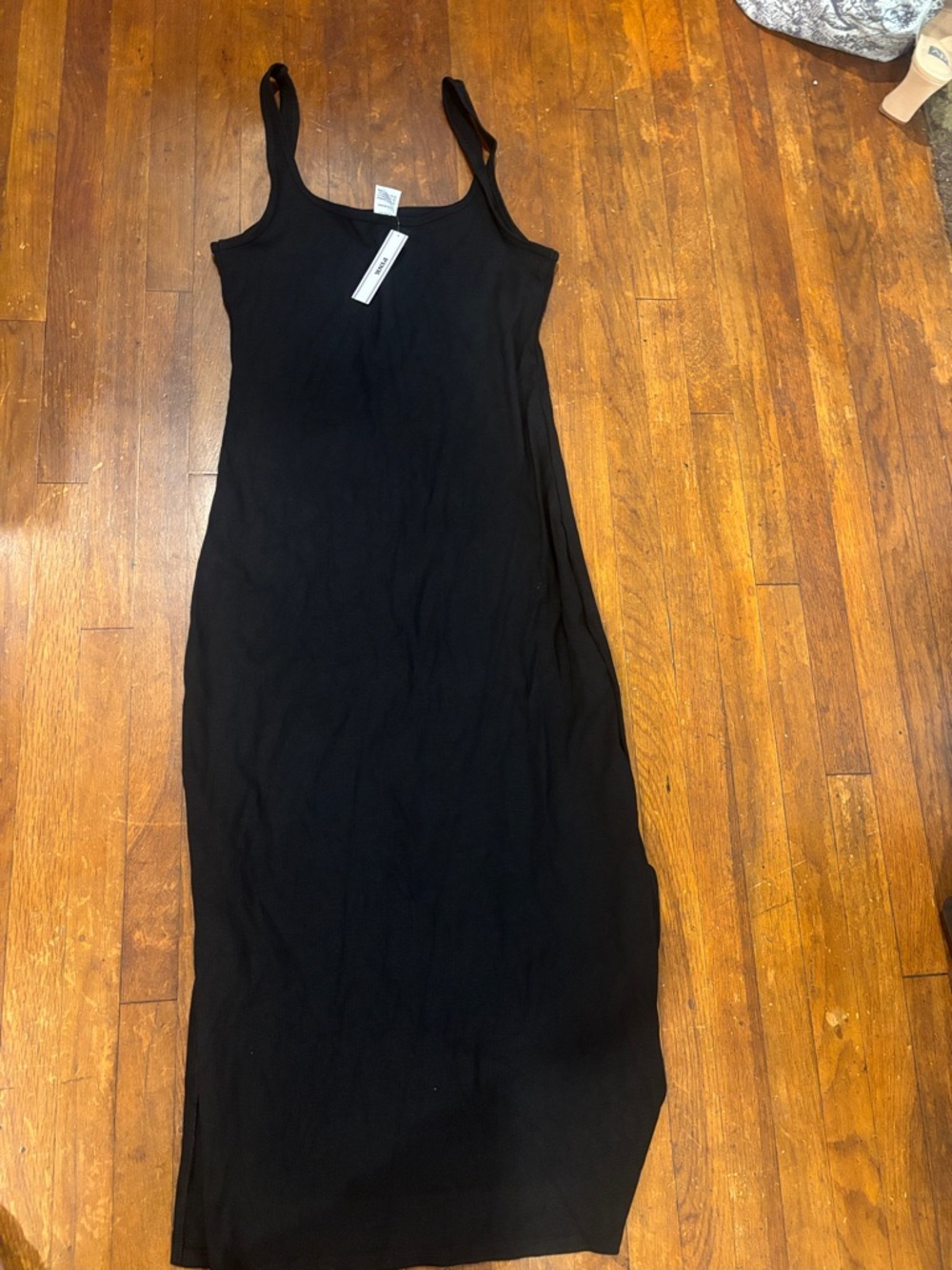 PINK Victoria's Secret Black Tank Maxi Dress